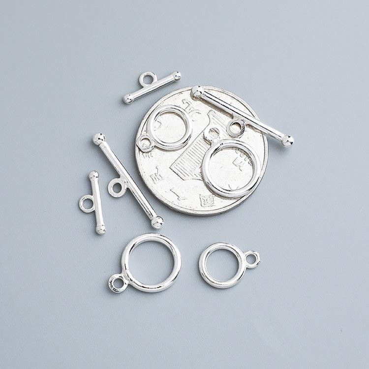 S925 Sterlingsilber OT Verbindungsverschluss für DIY Halskette & Armband Schmuck