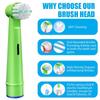Oral B Compatible Electric Toothbrush Replacement Toothbrush Brush Heads, Toothbrush Head Refill for OralB 100 300 500 1000 1500