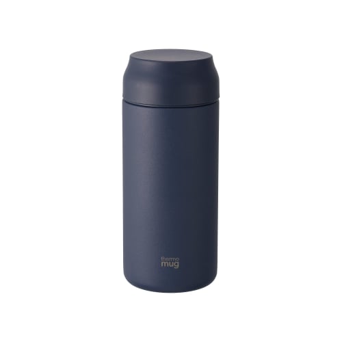 THERMO MUG ALLDAY Stainless Steel Thermo Mug, 360ml, Navy, Double-walled Vacuum-Resistant, AL21-36A