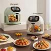 Fritadeira a Ar Inteligente Visual Multifuncional e Forno Elétrico Combinados