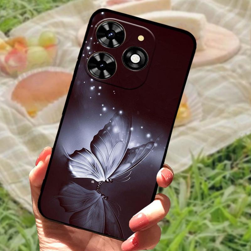 For Tecno Spark 20 20C Case Cover Silicone Soft Marble Black Bumper Funda Coque for Tecno Spark 20 Pro Protective Shells Spark20