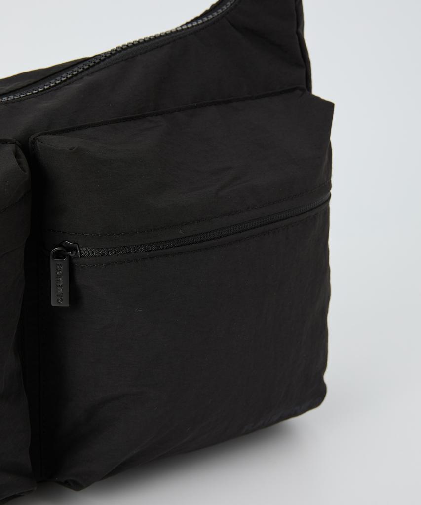 Raiment Hobo Citywalker Multi Crossbody Bag_Black