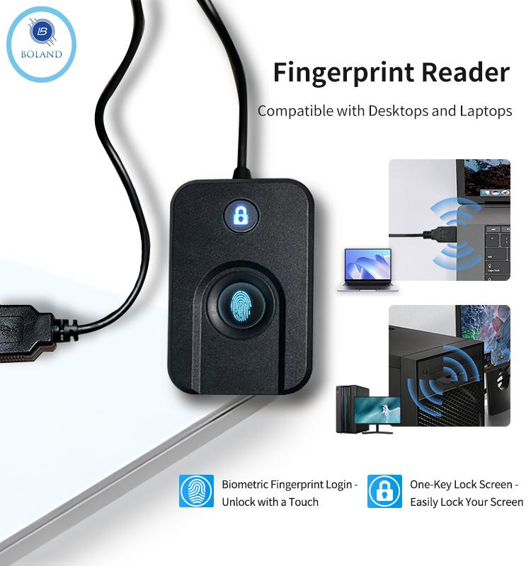 USB Reader Biometric Fingerprint Login Lock Screen Scanner Module Device For Windows 10 11 Hello and Security Key Safe