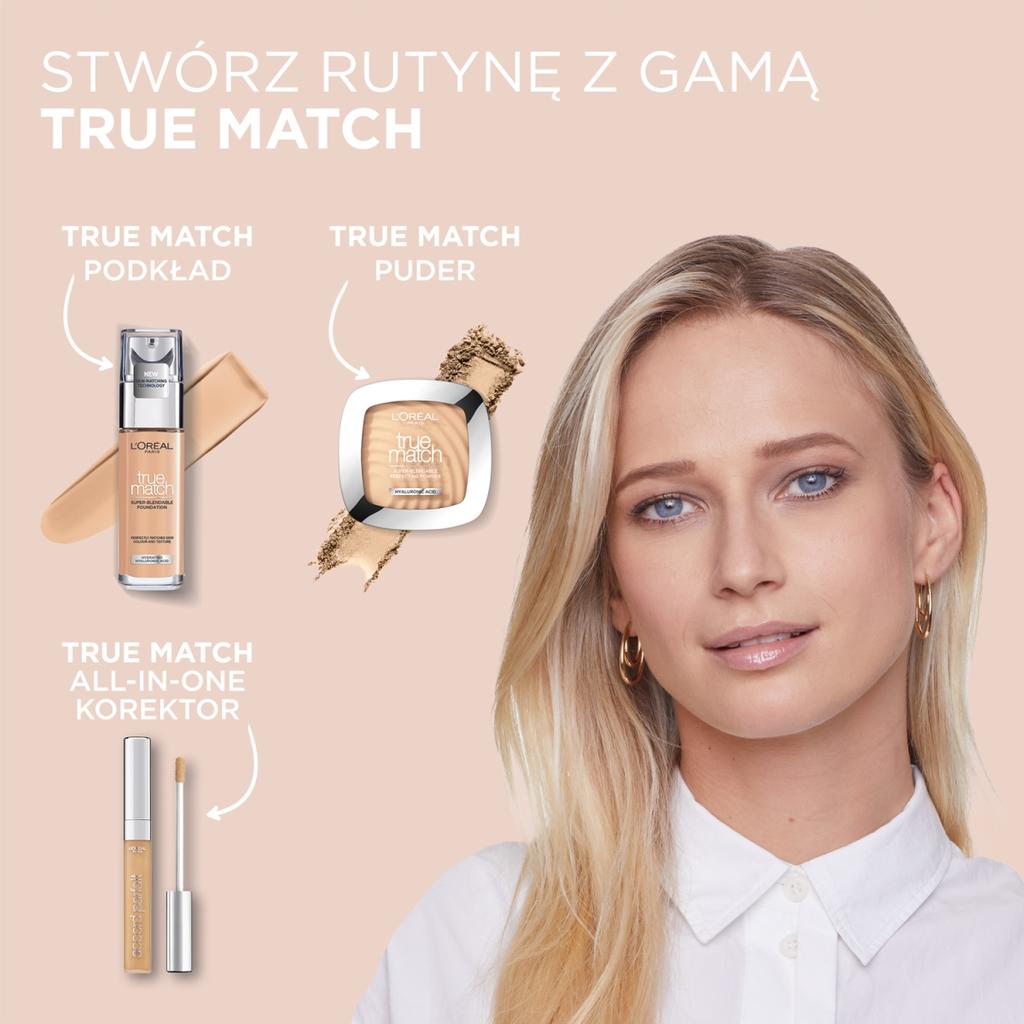Loreal True Match Face Foundation - 1.R/1.C COOL UNDERTONE 30ml
