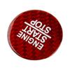 Engine Start Stop Push Button Cover Trim Sticker Red Carbon Fiber Fit for Dodge Charger Durango Chrysler 300s 2016-