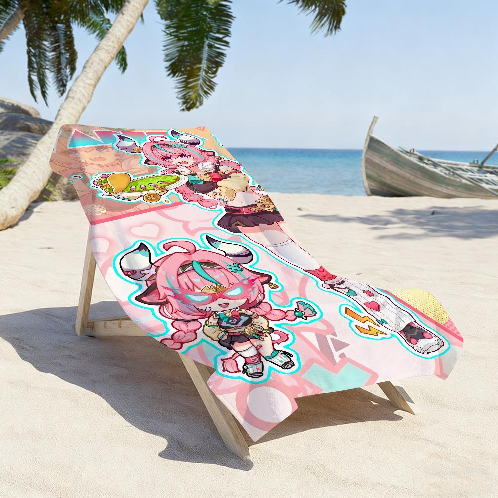 Game Genshin Impact Varesa Towel Soft Pool Gift For Travel Gym Shower Camping Quick Dry Sports Large Beach Towels
