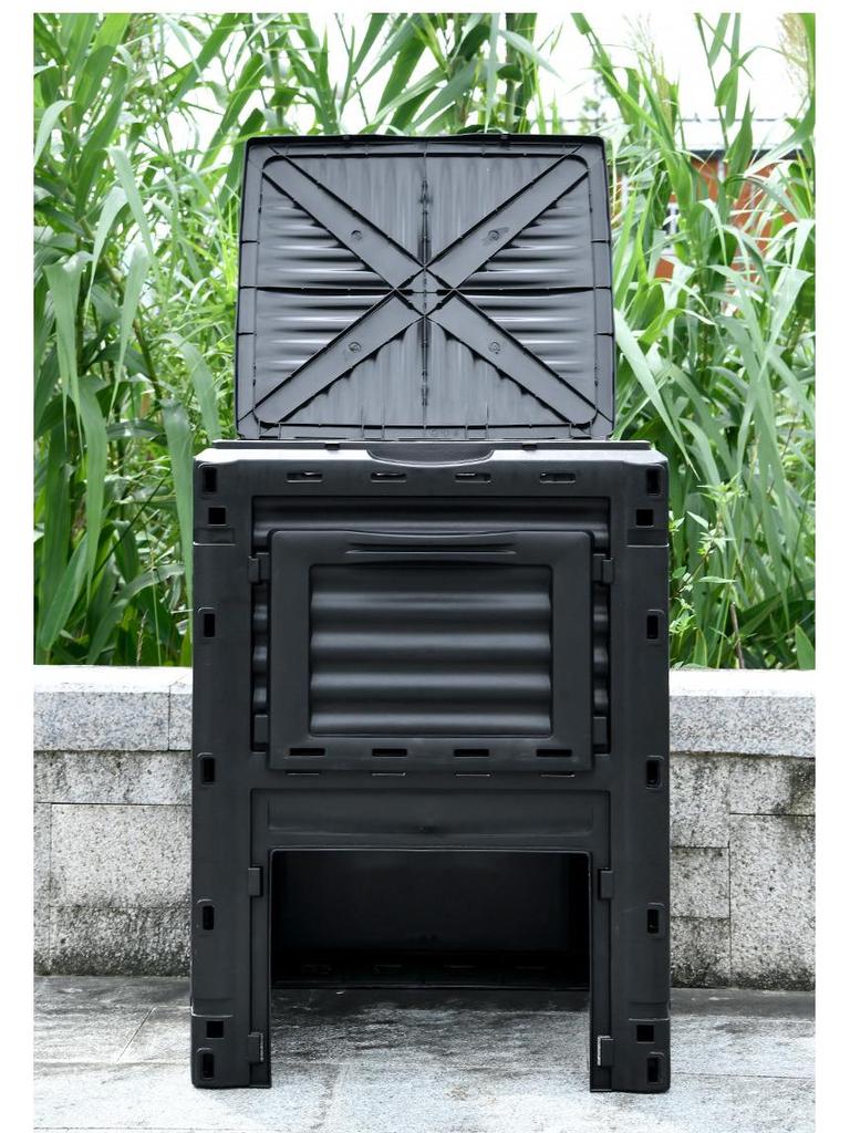 Large Capacity Outdoor Compost Bin for Yard Waste and Lawn Clippings