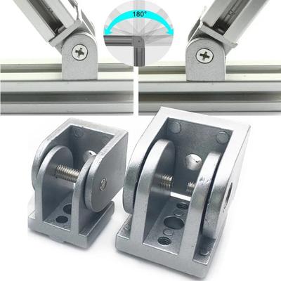 2020 Serie Aluminiumprofil Druckguss Zinklegierung Flexibles Schwenkgelenk 2020/3030/4040 Serie Aluminiumprofil Zinklegierung Scharnier