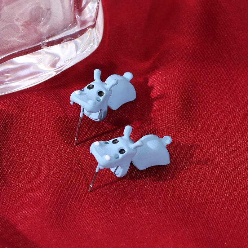 Dinosaur and Corgi Shark Bite Earrings – Cute Mini Animal Jewelry