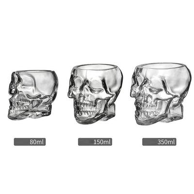 80/150/350 ML Totenkopf Gläser Getränkebecher Gotische Küchen Deko Trinkgläser für KTV Bar Club Bestes Geschenk Zubehör zum Trinken