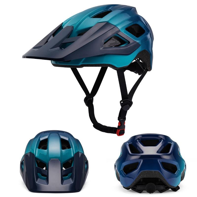 Source Factory Large Brim Cycling Helmet Mountain Bike Road Protective Equipment Customizable Patterns Printed Logo for Men