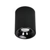 Modern Black Round Ceiling Spotlight Ø6Cm Variable LED Color 5W Tom Light Prestige