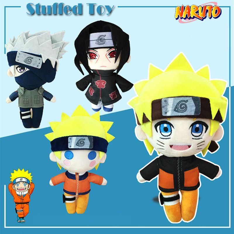 Plush Naruto Anime Toys Uzumaki Hatake Kakashi Uchiha Itachi Stuffed Soft Doll