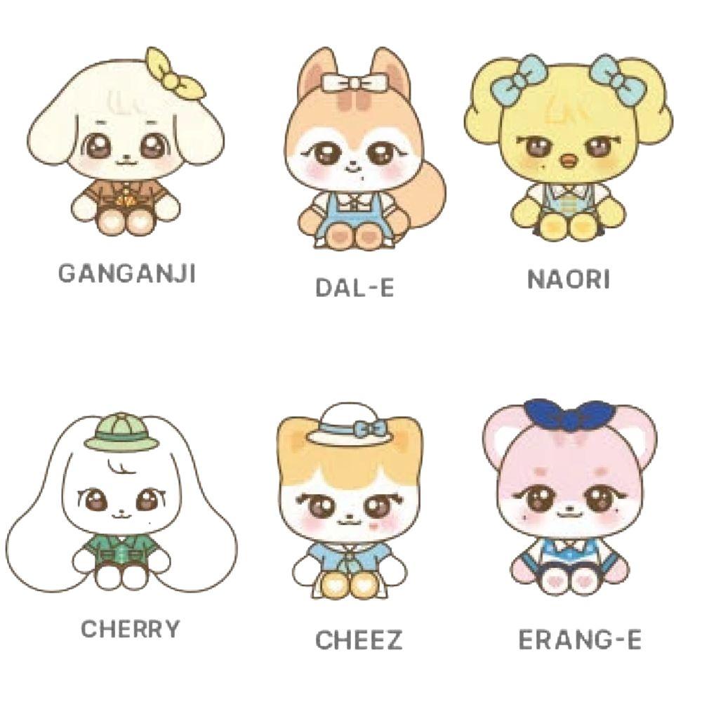 IVE COLLAB with EVERLAND - [ForEVER IVE] OFFICIAL MD MINIVE CAST PLUSH