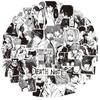 10/30/65pcs Anime Death Note Stickers Black White Decals DIY Laptop Motorcycle Skateboard Car Phone Bike Waterproof Sticker Toys