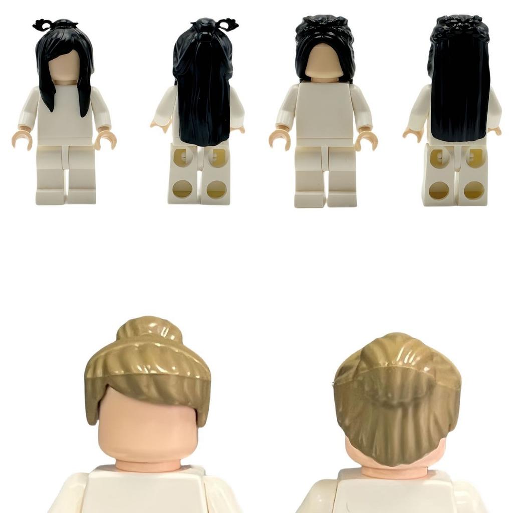Compatible With Girls' Hair Small Particles Building Block Parts Accessories Diy Loose Parts Accessories Assembly Toys
