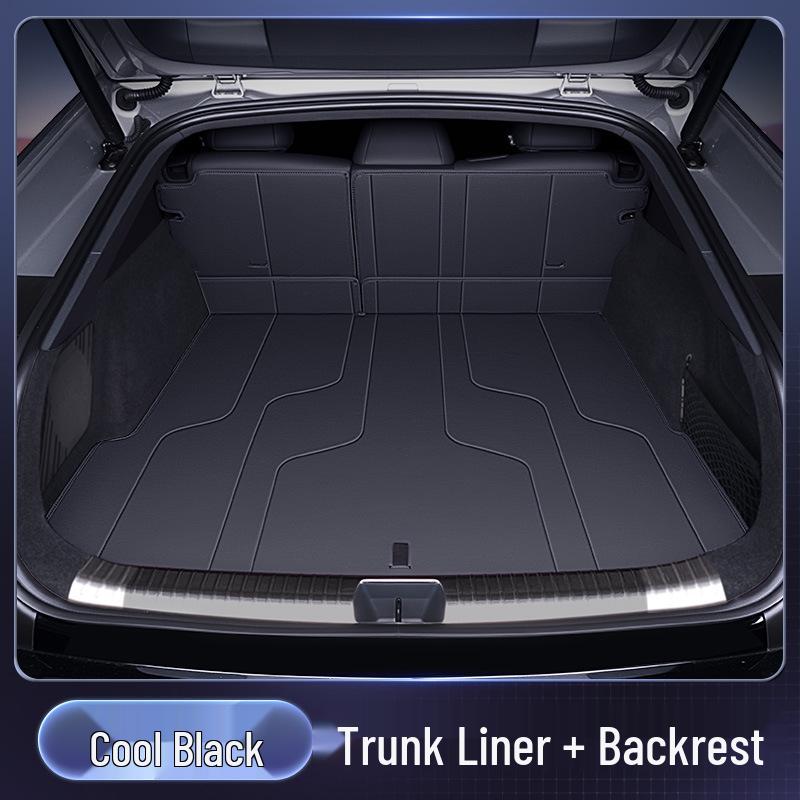 XPeng P7 2025 Trunk Mat - Full Coverage Tail Box Mat for Car Interior Accessories