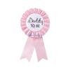 Mommy To Be Sash To Be Button Pin Baby Shower Maternity Sash Belly Belt D57B