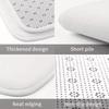 1/4 Stuks Waterdicht en schimmelbestendig Douchegordijn Luxe met Haak Douchegordijn met antislip mat U-vormige mat toiletdekselhoes