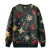 Men's Round Neck Fleece-Lined Thick Solid Color Sweatshirt