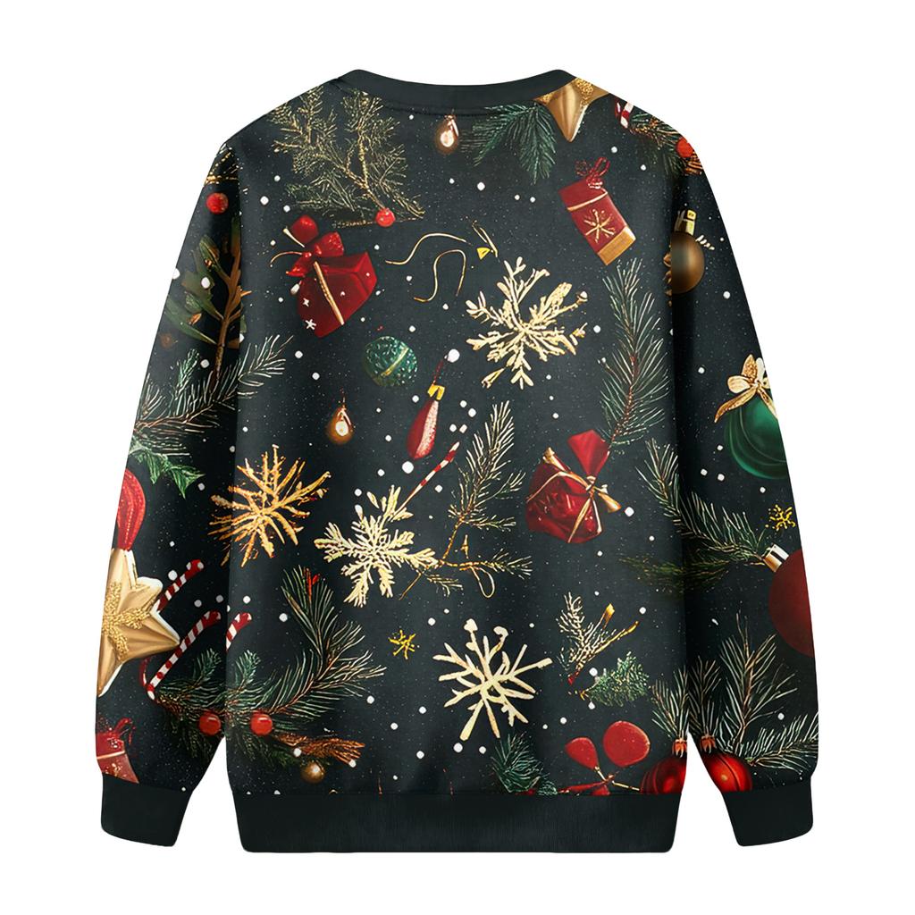 Men's Round Neck Fleece-Lined Thick Solid Color Sweatshirt