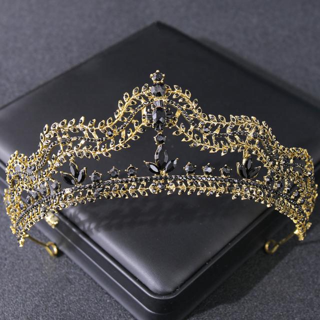 New Crystal Crown Rhinestone Jewelry and Crown Female Hair Accessories Wedding Bride Hair Jewelry Birthday Party Headdress