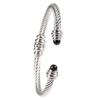 Bracciale Donna Bracciale in pellicola di seta Twke dorato dorato 18 carati Bracciale Twist Jackie alla moda