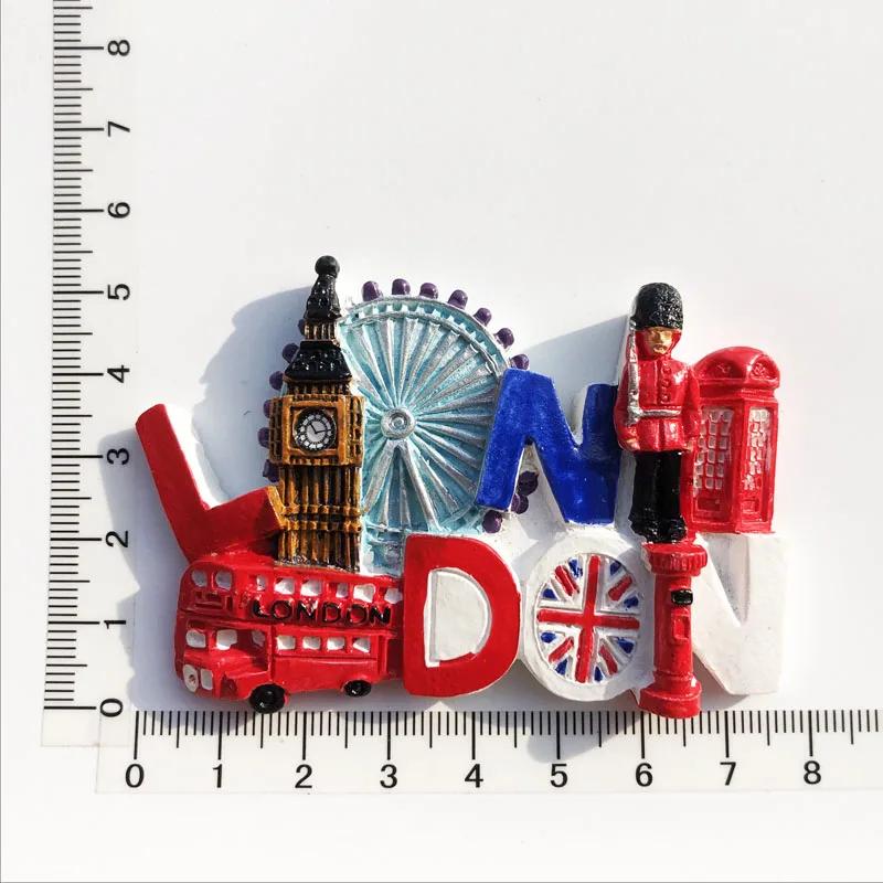 Britain Fridge Magnets London Tourist Souvenirs England Fridge Stickers Home Decor Wedding Gifts Photo Wall Magnetic Stickers