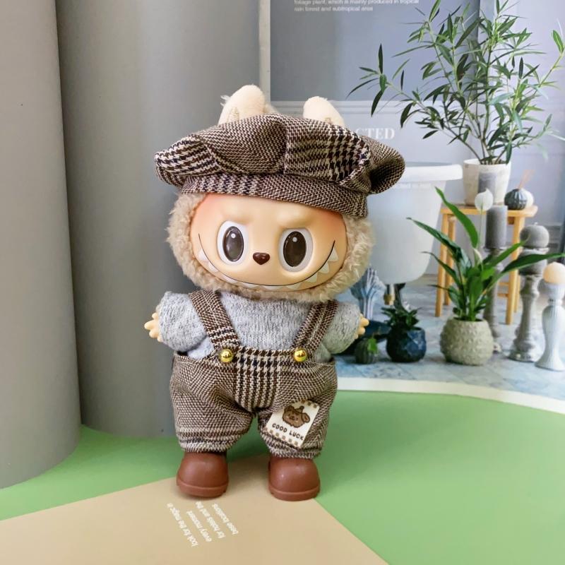 17cm Mini Plush Doll'S Clothes Accessories for 17cm Labubu V1 V2 New Clothes Accessories