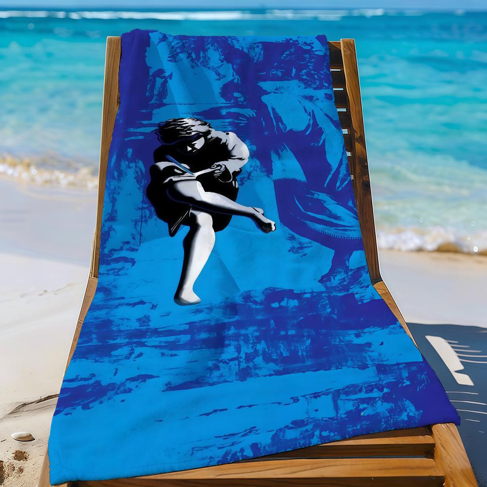 Bnad G-Guns N R-Roses-S Towel Sports Quick Dry Travel Camping Gear Sandproof Soft Light Large Beach Towel