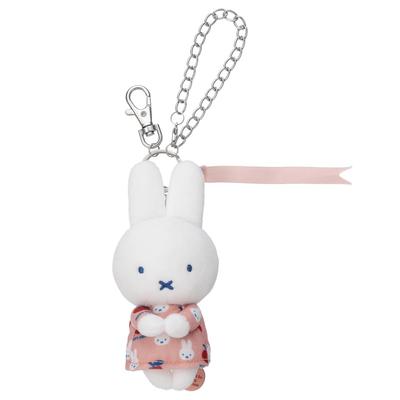 Bruna MIFFY FRUITS Taschenanhänger Miffy Plüschtier Höhe 13cm Chokkori-san (Apfel) ca.