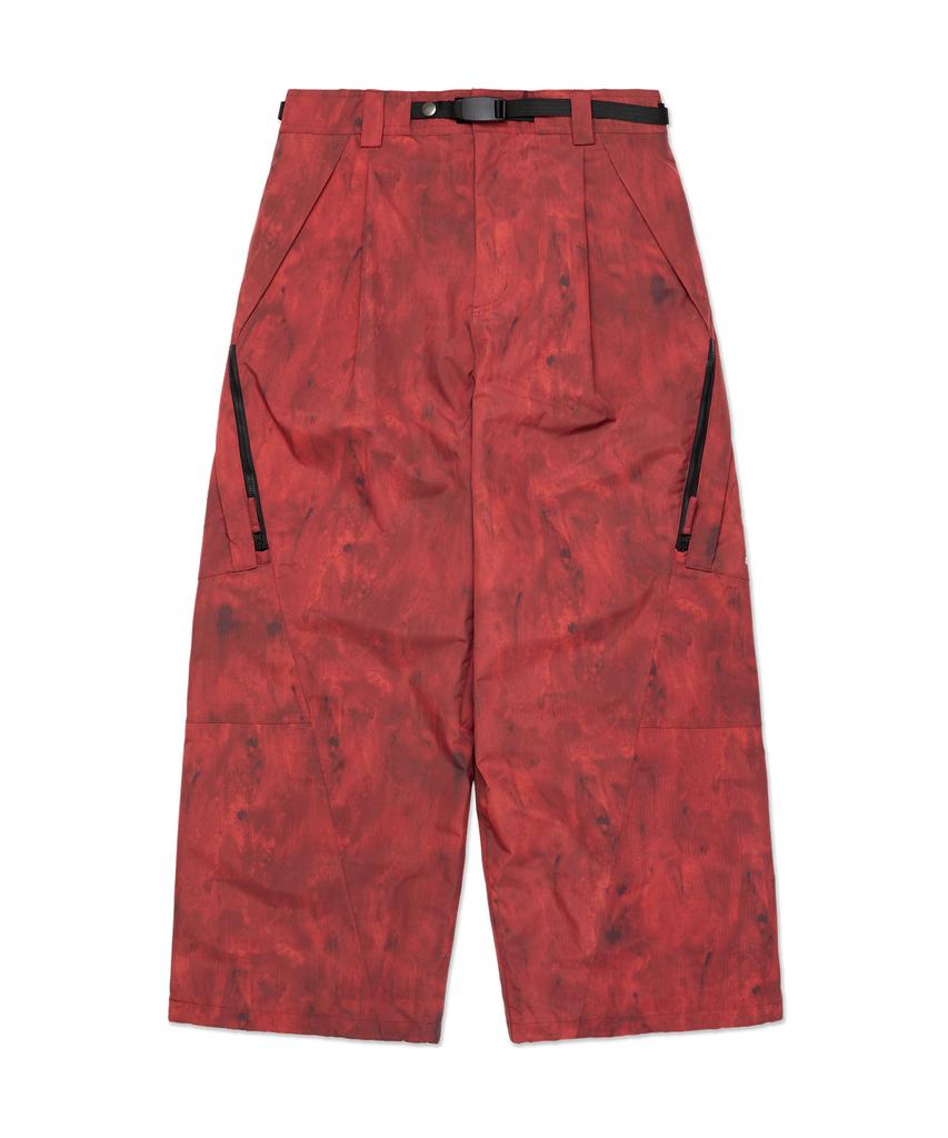 DIMITO Giant Cargo Pants (Wide Fit Lv.2) Marble Red