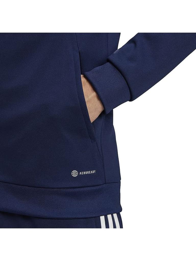 Adidas Condivo 22 Track Team Navy Soccer Jersey J2XO Men's Jacket, Blue/White (HA6249), Top, IS498,
