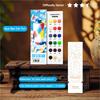 Portable Watercolor Painting Book 12/24 Sheet Watercolor Coloring Book Kids Coloring Drawing Book Built-in Watercolor Paint Pens