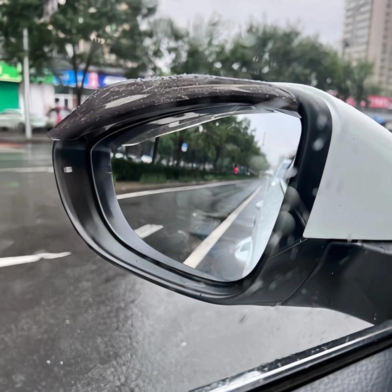 Universal-Rückfahrspiegel fürs Auto, kleiner runder Regenschutz, Regenschutzfolie für den toten Winkel, klare Sicht, Auto-Set