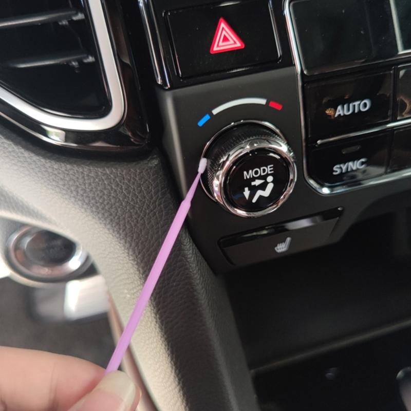 100 Stück Einweg Up Paint Mikro-Pinselspitzen Mini Auto-Kratzer-Ausbesserungsfarbe Mikro-Pinsel-Applikatorstifte Detailierwerkzeuge für Auto