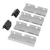 12x Seat Mounting Reinforcement Plates / Brackets For VW T5 T6 2 + 1 Rear Seats
