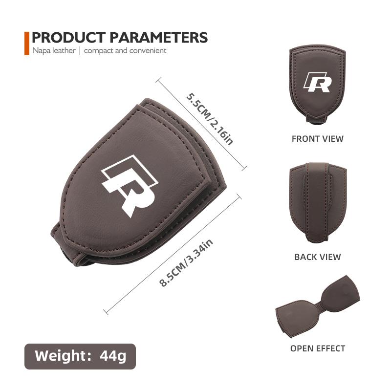 Car Sun Visor Glasses Universal Holder Clip Auto Accessories For Volkswagen VW Golf Polo 4 5 6 Passat B5 B6 B7 CC Jetta Tiguan BHN1