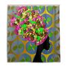 Newest African Woman Shower Curtain Waterproof 100% Polyester Fabric Printing Bath Curtain For Home Bathroom Decor Curtains