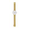 RIIS Three-Hand Two-Tone Stainless Steel Mesh Watch