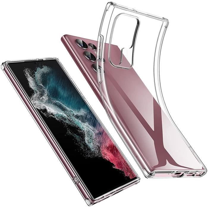 Coque de protection - PROSHOP - Samsung S22Ultra - Souple - Transparent - Anti-choc