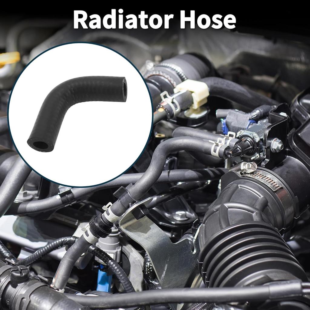 Radiator Hose Heater Hose No.24504912 for Buick Century 2003-2005 3.1L Gas Rubber Coolant Pipe Black 1 Pcs