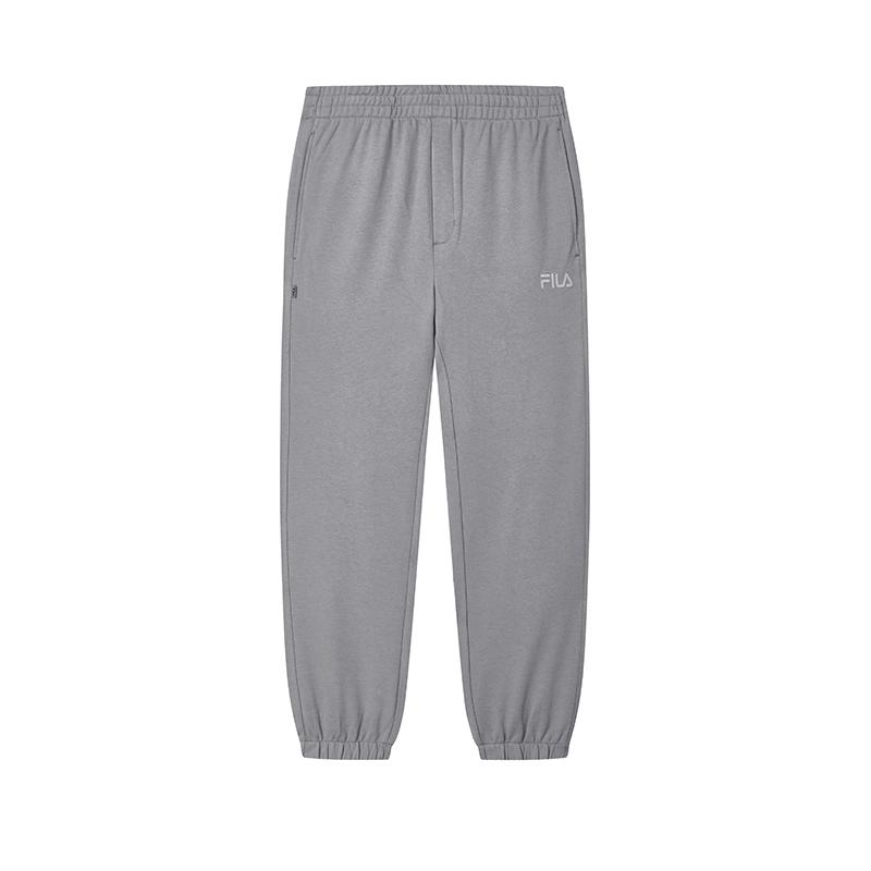 New FILA Knitted Sweatpants Men's Cloudy Dora Gray F11M439605FDY