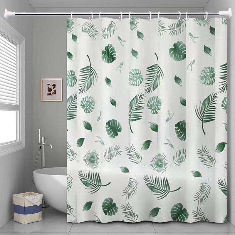 LIEI Mildew-Proof PEVA Shower Curtain