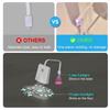 Wireless Motion Sensor LED Night Light RGB 8 Color Changing Toilet Bathroom Atmosphere Lamp Waterproof Smart On/Off Night Lamp