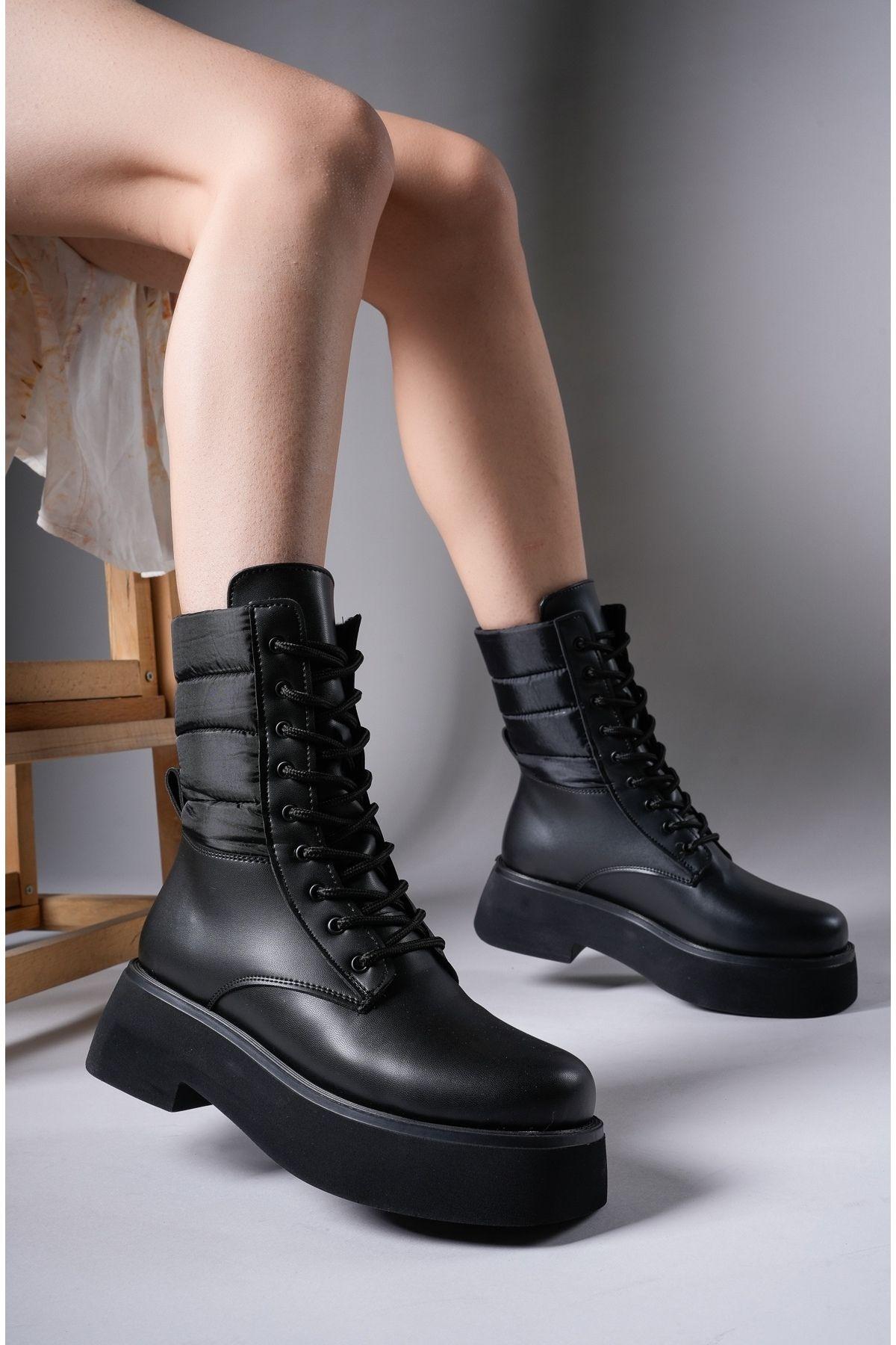 

Women Modern Stylish Fashion Thelsrius Women Boots Black Skin 36