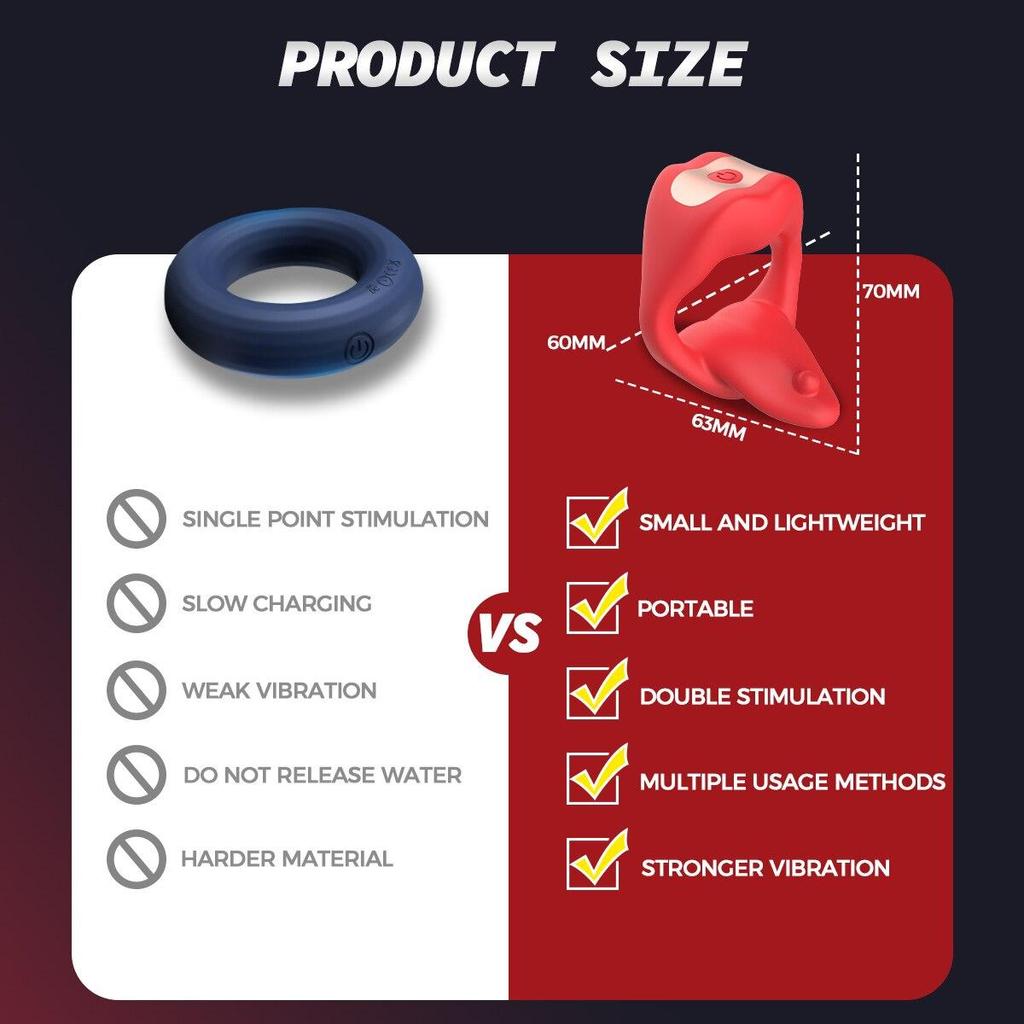 Vibrating Pneis Cock Ring Sex Toys for Men Tongue Design with 9 Vibration Modes Vibrator APP Control Male Couples Erection Ring Longer Harder