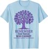 Alzheimers Awareness Ribbon Support Family Unisex T-Shirt Unisex T-Shirt
