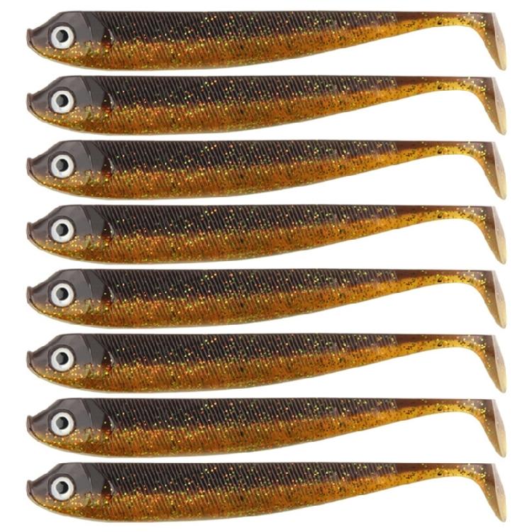 8Pcs 7.5cm Paddle Tail Swimbaits T Tail Baits Soft Fishing Lures for Trout Artificial Baits Fishing Lures Baits