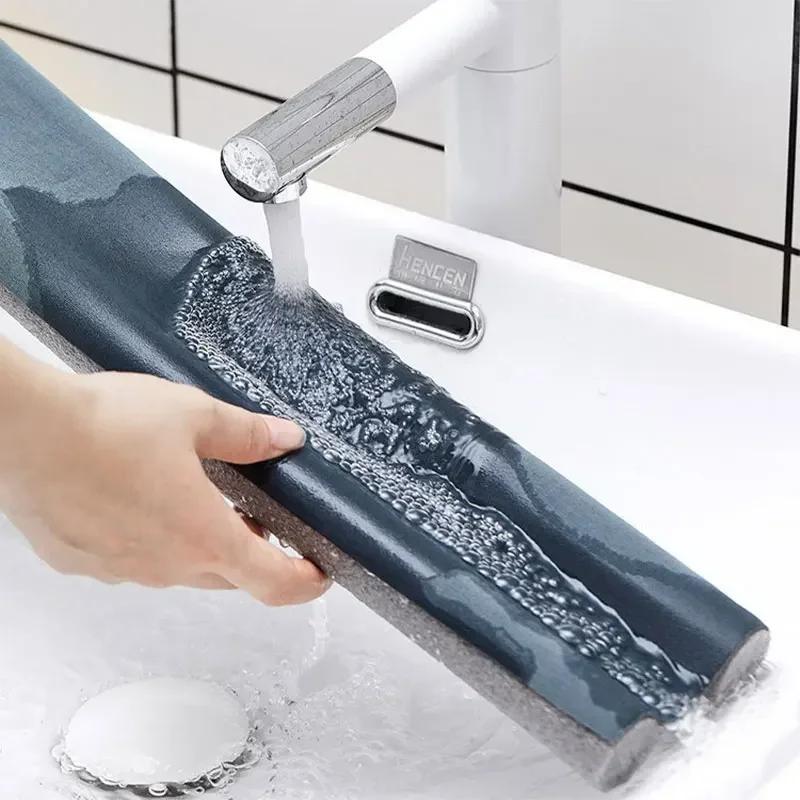 Flexible Cutable Door Bottom Weather Strip Noise Blocker Double Foam Stopper Sound Proof Dust Insulation Seal Strip Waterproof